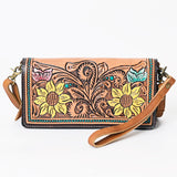 LC-ADBGM169 Organiser Genuine Western Leather Women Bag Freda