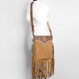 LC-ADBGS192 Messenger Genuine Western Leather Women Bag Freda