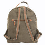 LC-KB140  Backpack Upcycled Canvas Ladies Bag