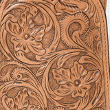 ADBG1542 Hand-Tooled Leather Sling Backpack - Western Crossbody Daypack