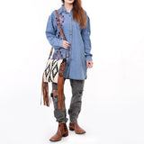 LC-ADBG891 Messenger Genuine Western Leather Women Bag