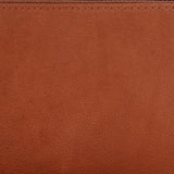 ADBGM394 Saddle Brown Zip-Around Leather Wallet Wristlet - American Darling