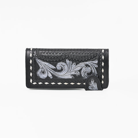ADBG1850 American Darling Hand Tooled Genuine Leather Western Style Wallet