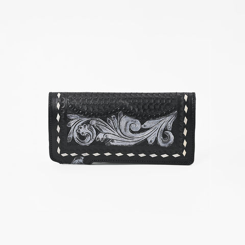 ADBG1850 American Darling Hand Tooled Genuine Leather Western Style Wallet