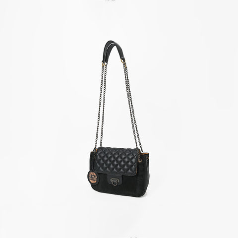 ADBG1867 Crossbody Hair on Genuine Leather Women Bag
