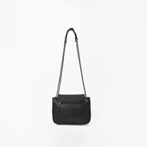 ADBG1949 American Darling Hair On Hide Quilted Leather Chain Strap Crossbody Bag