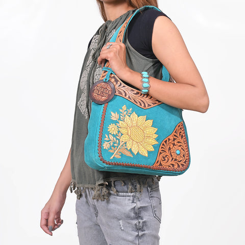 ADBGA1012 Hobo Hand Tooled Genuine Leather Women Bag