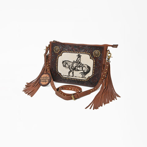 ADBGA1029 Crossbody Hand Tooled Genuine Leather Women Bag