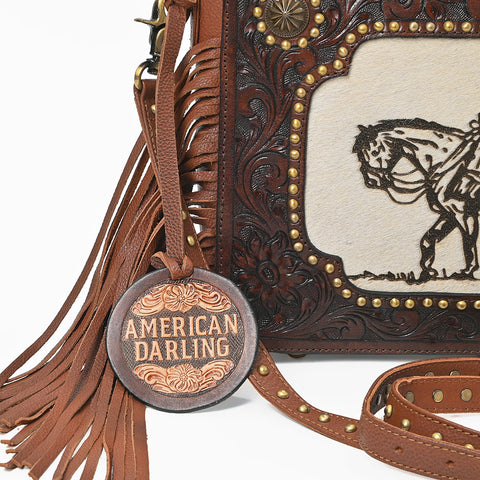 ADBGA1029 Crossbody Hand Tooled Genuine Leather Women Bag
