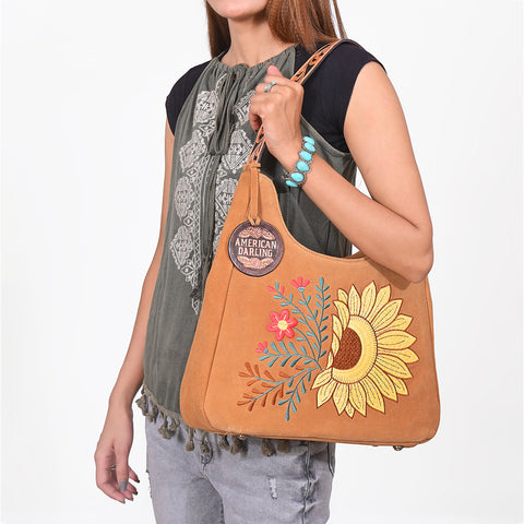 ADBGA1041 Hobo Genuine Leather Women Bag