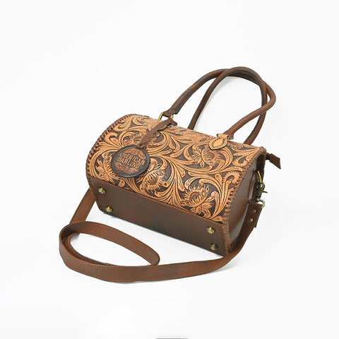 ADBGA1044 Speedy Bag Hand Tooled Genuine Leather Women Bag