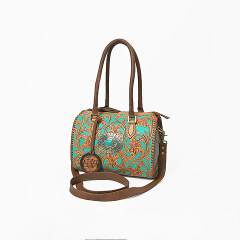 ADBGA1045 Speedy Bag Hand Tooled  Genuine Leather Women Bag