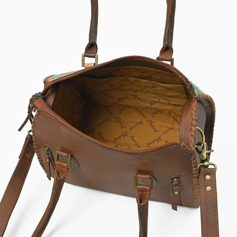 ADBGA1045 Speedy Bag Hand Tooled  Genuine Leather Women Bag