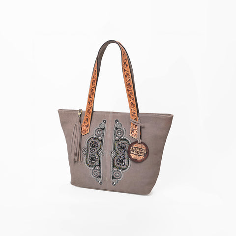 ADBGA967 Tote Hand Tooled Genuine Leather Women Bag
