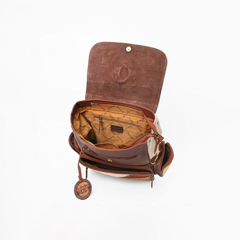 ADBGA989 Backpack Hand-tooled Genuine Leather women bag western Bag