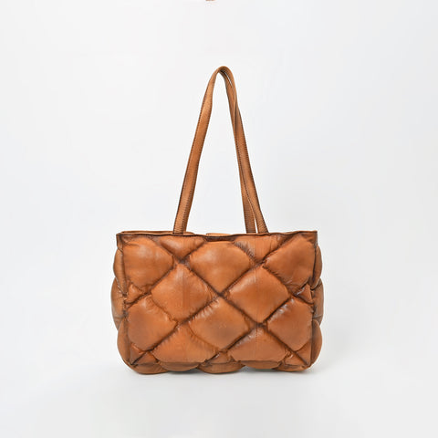 ADBGM840 American Darling Quilted Leather Western Shoulder Bag with Tooled Accent