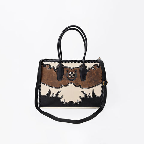 ADBGM842 Genuine Leather Studded Western Tote by American Darling