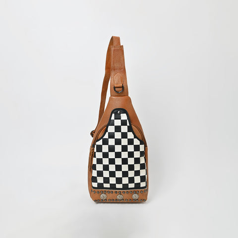 ADBGM856 Sling Genuine Full Grain Leather Women Bag