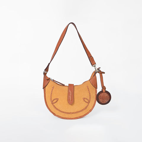 ADBGZ953 American Darling Genuine Leather Whipstitch Shoulder Bag