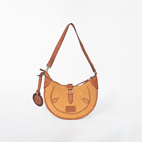 ADBGZ953 American Darling Genuine Leather Whipstitch Shoulder Bag