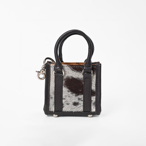 ADCHM109 American Darling Genuine Leather Mini Tote Bag Charm