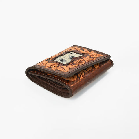 BEBGM180-Western Leather Trifold Wallet