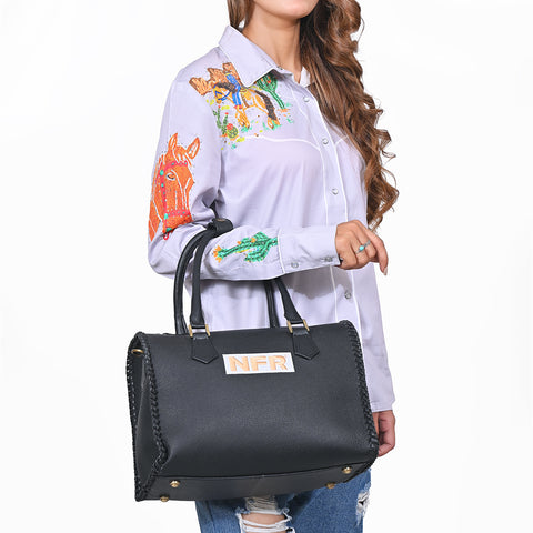 ADBGA1427PRCA American Darling Genuine Leather NFR Western Speedy Bag