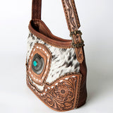 LC-ADBG710B Hobo Hair On Genuine Western Leather Women Bag