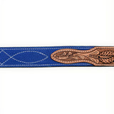 ADBLF334 Beautifully Hand Tooled Genuine American Suede Leather Belt Men and Women