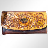 LC-ADBGM102 Wallet Genuine Western Leather Women Bag