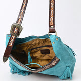 ADBGA419 Genuine Western Leather Crossbody Bag Hand Tooled Cowgirl Purse by American Darling