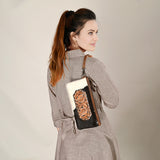 LC-ADBG344 Wristlet Genuine Western Leather Women Bag Belle