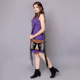 LC-ADBGZ184 Crossbody Genuine Western Leather Women Bag