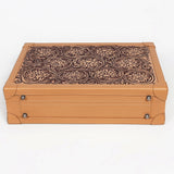 ADBGZ882 Jewelry Case Genuine Western Leather Women Bag