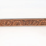 BER192-Hand Carved Western Leather Belt