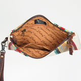 LC-ADBG344 Wristlet Genuine Western Leather Women Bag Dixie