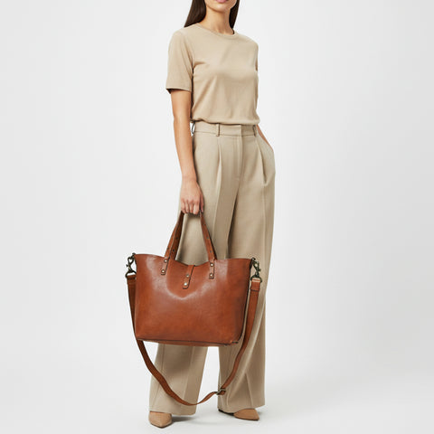 SWC467 Montavio -  Rustic Premium Leather Tote