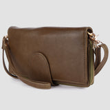 ADBGM393 Pebbled Leather Wristlet Clutch Wallet - American Darling