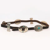 ADBLA108-51  Authentic German Silver Concho Belt