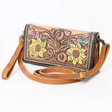 LC-ADBGM169 Organiser Genuine Western Leather Women Bag Freda