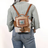 LC-ADBG620 Backpack Hair On Genuine Western Leather Women Bag