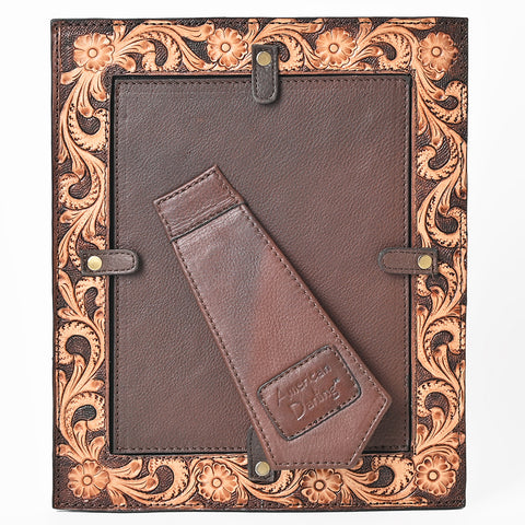 ADFRA101 American Darling  Hand Tooled Genuine Leather Photo Frame