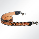 LC-ADSTF150 Hand Tooled Genuine Leather Handle Strap
