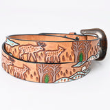 LC-ADBLF163 Genuine American Leather Belt Men and Women
