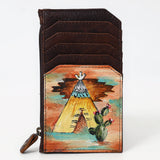 ADCCM114 Card Holder Genuine Western Leather Women Bag