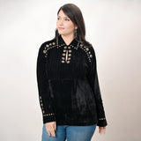 ADSH029 Fabric Women Shirt Dress Tunic Ladies Girl Top