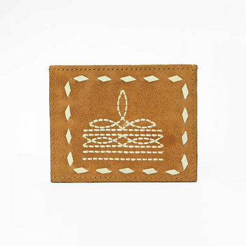 ADCCG110 American Darling Western Embroidered Genuine Leather Card Holder