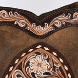 ADBGA419 Genuine Western Leather Crossbody Bag Hand Tooled Cowgirl Purse by American Darling