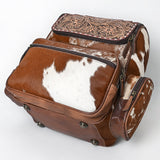 ADBG1157 Hand Tooled Western Leather Backpack - Artisan Floral Cowhide Bag by American Darling
