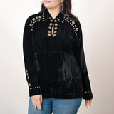 ADSH029 Fabric Women Shirt Dress Tunic Ladies Girl Top